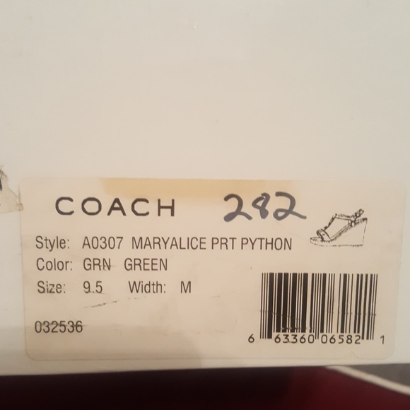 *SOLD* Coach Wedge Shoe - Picture 5 of 5